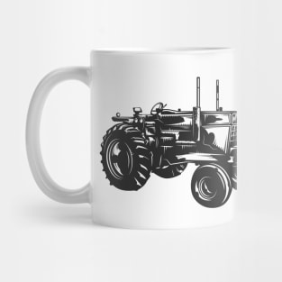 Black Tractor Mug